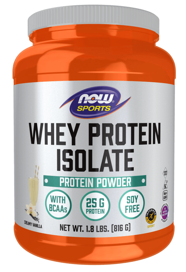 Whey Protein Isolate (Vanilla) (NOW) Front