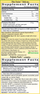 whole body cleanse (nature's way) supplement facts