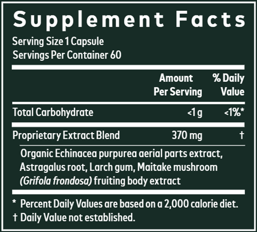 Whole Body Defense® (Gaia Herbs) supplement facts