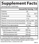 wild norwegian cod liver oil carlson labs supplement facts