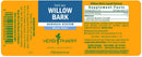 willow bark herb pharm label