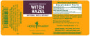 witch hazel herb pharm label