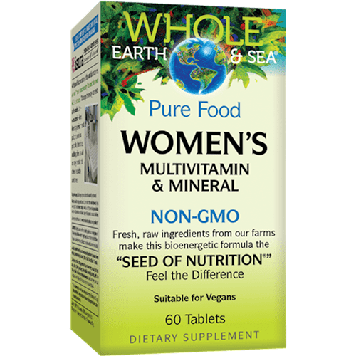 Women's Multi Non-GMO (Whole Earth and Sea Natural Factors) Front