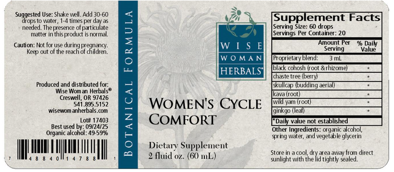 Women's Cycle Comfort 2oz Wise Woman Herbals products