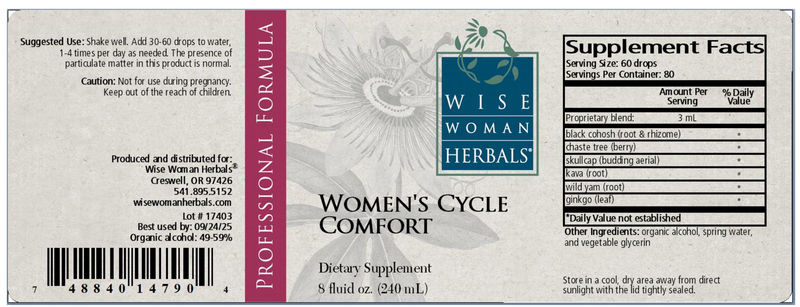 Women's Cycle Comfort 8oz Wise Woman Herbals products
