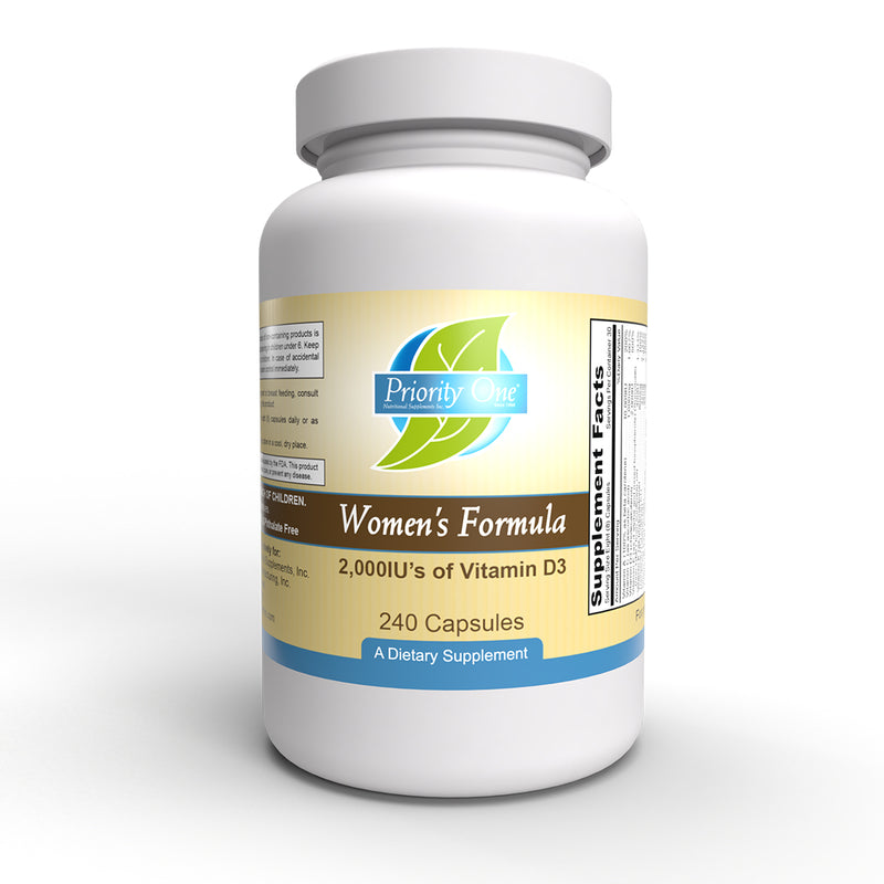 Women's Formula (Priority One Vitamins) Front