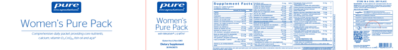 Womens Pure Pack - (Pure Encapsulations) label