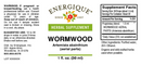 wormwood (artemesia) (energique) label
