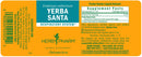 yerba santa herb pharm label
