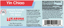yin chiao (karuna responsible nutrition) label