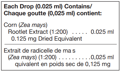 Zea Mays 125 ml (UNDA) ingredients