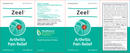 zeel tablets (medinatura professional) label