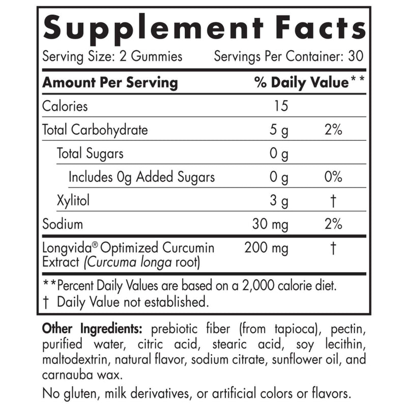 Zero Sugar Curcumin Mango Nordic Naturals Supplement