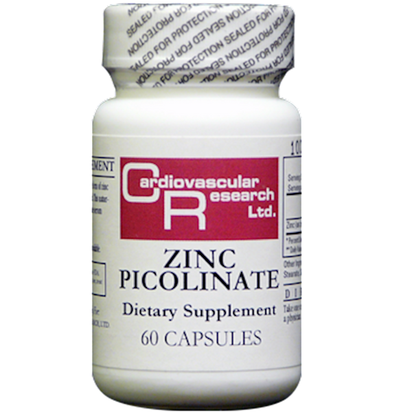 Zinc Picolinate 25 mg (Ecological Formulas) Front