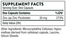 Zinc Picolinate 30 mg Thorne Products