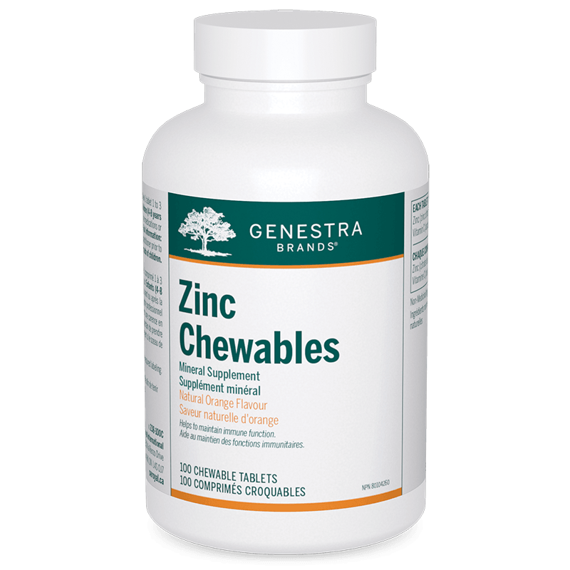 Zinc Chewables (Genestra) Front