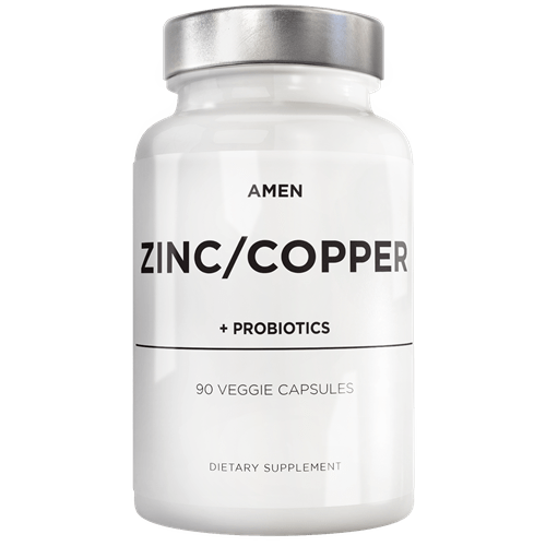 zinc copper + probiotics amen