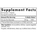 zinc glycinate (nordic naturals) supplement facts