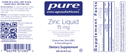 zinc liquid pure encapsulations label