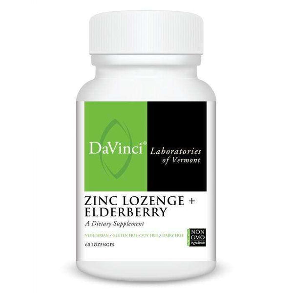 Zinc Lozenge Elderberry (DaVinci Labs) Front
