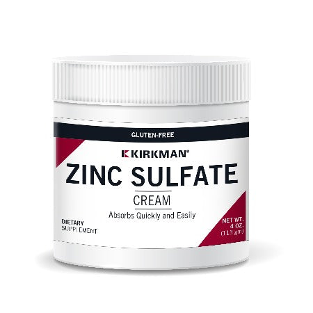 Zinc Sulfate Topical Cream (Kirkman Labs) Front