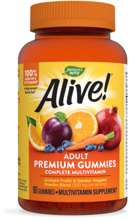 Alive! Premium Adult Multivitamin Gummies 90 Ct (Nature's Way)