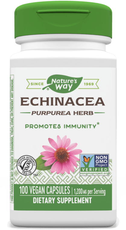 Echinacea Purpurea Herb Veg Capsules (Nature's Way) 100ct