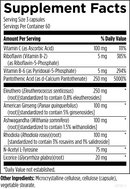 adrenotone designs for health supplement facts
