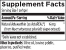 astaxanthin designs for health supplement facts