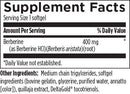 berberine-evail designs for health supplement facts