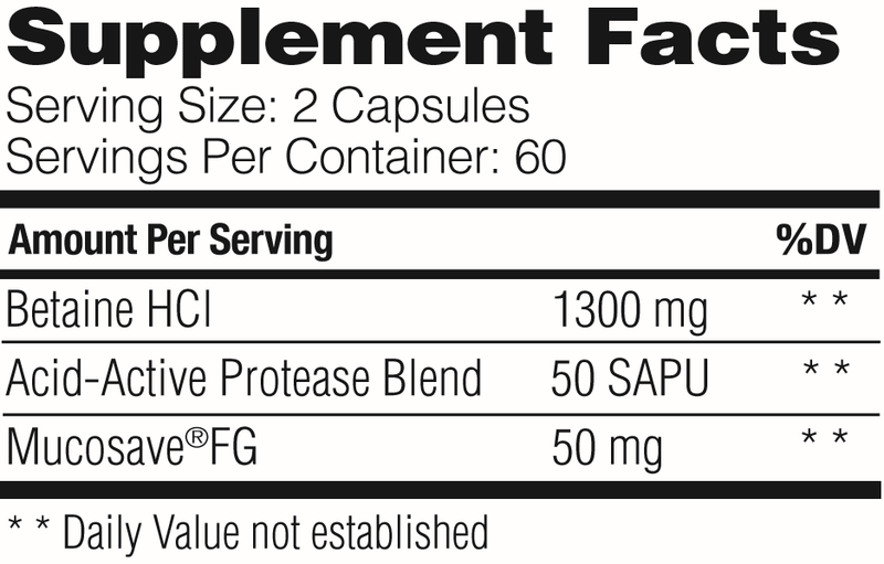 betaine hcl supplement