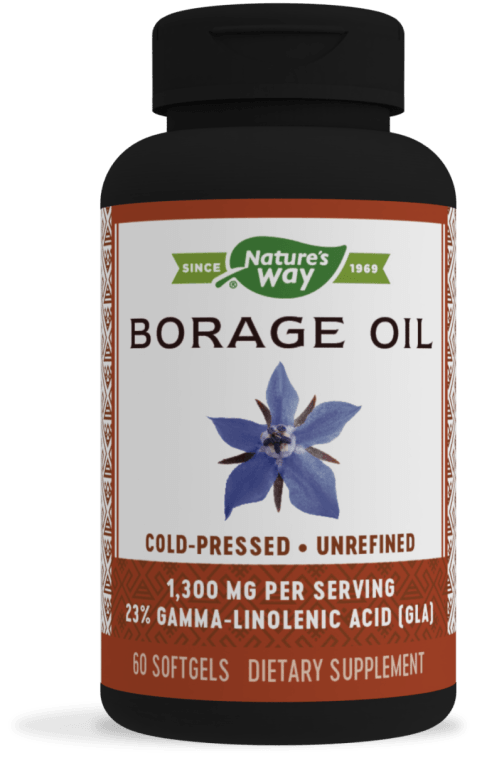 Borage Oil 1,300 mg 60 softgels (Nature's Way)