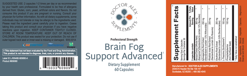 Brain Fog Support Advanced