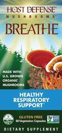 Breathe 60ct CAPSULES - Host Defense Mushrooms