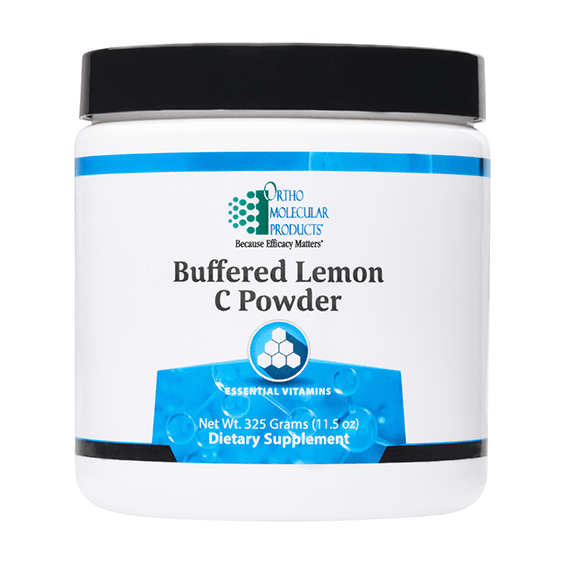 buffered lemon c powder ortho molecular products