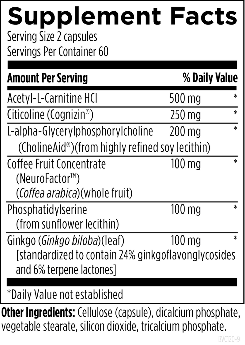 brain vitale designs for health supplement facts