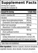 brain vitale designs for health supplement facts