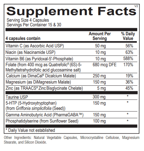 cerenity pm ortho molecular supplement facts