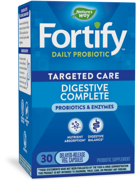Fortify Digestive Complete 20 Billion 30 veg capsules (Nature's Way)