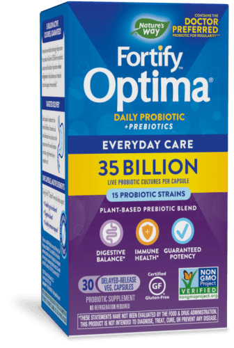 Fortify Optima Daily Probiotic 35 Billion 30 veg capsules (Nature's Way)