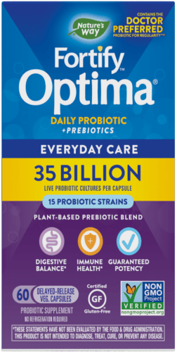 Fortify Optima Daily Probiotic 35 Billion 60 veg capsules (Nature's Way)