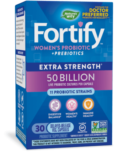 Fortify Women’s Probiotic 50 Billion 30 veg capsules (Nature's Way)