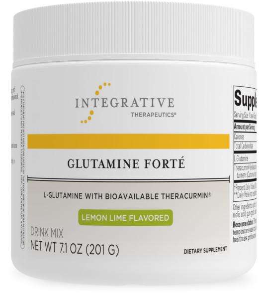 Glutamine Forte Lemon Lime Drink Mix 201g (Integrative Therapeutics)