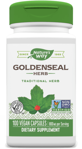 Goldenseal Herb veg capsules (Nature's Way) 100ct
