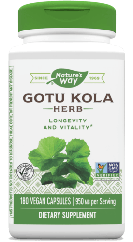Gotu Kola Herb 180 veg capsules (Nature's Way)