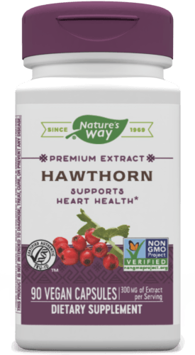 Hawthorn (Std) 90 veg capsules (Nature's Way)