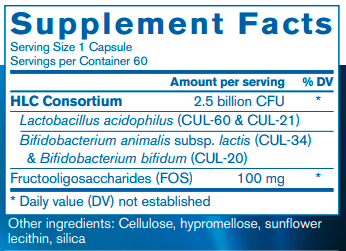 HLC Maintenance Capsules (Pharmax) 120ct supplement facts