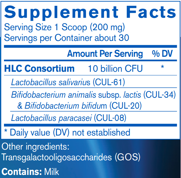 HLC Baby B (Pharmax) supplement facts