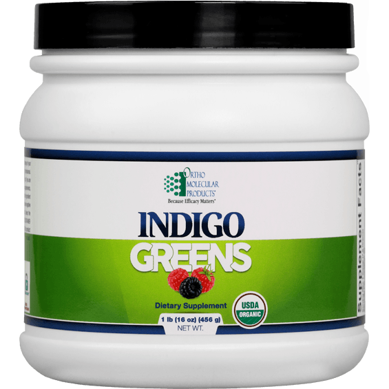 indigo greens powder ortho molecular products