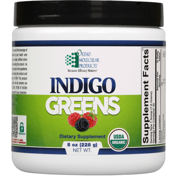 indigo greens powder ortho molecular products